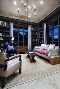 Luxury Custom Home Living Space