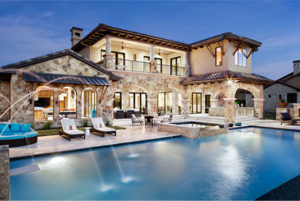 Luxury Custom Home Pool