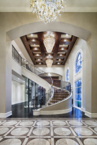 Classic Transitional Luxury Custom Home Stairs